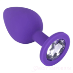 Silicone Butt Plug Large Anal Sex Toy Velvet Soft Ass Play Dildo For Adults UK