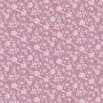 Neşe Småblommor Vaxduk Vit/Rosa Metervara