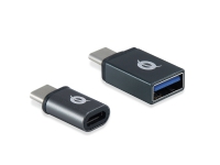 Conceptronic DONN04G, USB 3.1 Gen 1 Type-C, USB 2.0 Type-C, USB 3.1 Gen 1 Type-A, USB 2.0 Micro, Sortera
