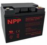 Battery 12V 40Ah Pb GEL (gel) T14(M6) NPP