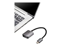 Aten Uc3002a - Videokort - 24 Pin Usb-C (Hane) Till Hd-15 (Vga) (Hona) - Usb 3.2 Gen 1 / Thunderbolt 3 / Displayport (Alt Mode) - 9.6 Cm - 1920 X 1200 (Wuxga) Stöd - Svart
