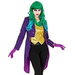 Widmann 48214 48214 Déguisement Evil Clown Frack Joker Horreur Mauvaise Fête à thème Halloween Femme Multicolore XL