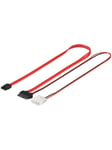 Pro SATA Slimline Cable & Power 0.30m