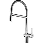 Kitchen Sink tap with a Pull-Out spout and Spray Function from Franke Active Semi-pro Spray - Chrome - 115.0653.407