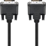 Goobay DVI-D Full HD-kabel Dual Link, Nikkel DVI-D-stik dual link (24 + 1 ben) > DVI-D-stik dual link (24 + 1 ben), 5 m
