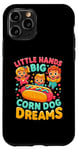 Coque pour iPhone 11 Pro Little Hands Big Corn Dog Dreams Corndog Saucisse Hot Dog
