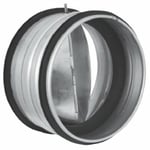Kallrasskydd ø125mm med gummitätning