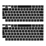 2Pcs French Keyboard Membrane Fit for Apple Notebook Pros 2021 14in/ 16in