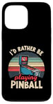Jeu d'arcade vintage Pinball Machines Lover Coque pour iPhone 13 Pro Max