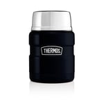 Thermos Stainless King 470ml Midnight Blue Food Flask Black/Silver