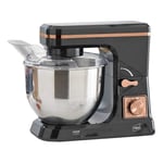 Neo Food Baking Electric Stand Mixer 5L 6 Speed Stainless Steel Mixing Bowl 800W (Black and Copper)