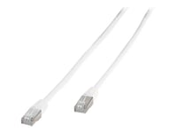 Vivanco Cc N5 30 6 - Nätverkskabel - Rj-45 (Hane) Till Rj-45 (Hane) - 3 M - F/Utp (Folieöverdraget Oskärmat Tvinnat Par) - Cat 6 - Formpressad - Vit