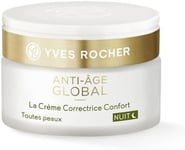 Yves Rocher Vegan anti Age Global Night Comfort Corrective Cream - All Skin Type