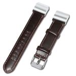 Crazy Horse Fitbit Charge 2 genuine leather watch band - Coffee