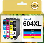 604XL Ink Cartridges Replacement for Epson 604 Ink Cartridge Multipack for Epson