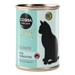 Nu till sparpris! Cosma Soup 6 x 100 g - Lax med zucchini