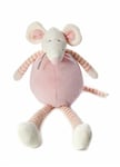 Mousehouse 34cm  Pink Cuddly Mouse Soft Toy Cot Toy for New born Baby Girl
