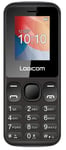 Logicom - Mobile Double Sim Le Posh 186, écran 1,77’’, 2G, Batterie de 600 mAh, autonomie jusqu'a 3 Heures en Communication et Jusqu’à 160 Heures en Veille, avec Fonction Torche - Type C - Noir