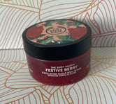 The Body Shop Festive Berry Exfoliating Sugar Body Scrub Mini 50ml Brand New