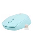 Natec STORK - mouse - 2.4 GHz - blue - Mouse - Optic - 3 knappar - Blå