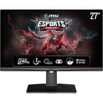 MSI Optix MAG274QRX 27" Wide Quad HD 240Hz Gaming Monitor with AMD FreeSync with NVidia G-Sync - Black