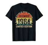Vintage December 1964 60th Birthday Men 60 Year Old Gifts T-Shirt