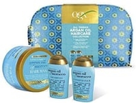 OGX Gift Set, Argan Oil of Morroco Hair Care Gift Set with Shampoo, Conditioner