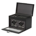 Wolf Viceroy Watch Winder 1 klokke Svart Kunstskinn 456202 - Unisex - Synthetic leather