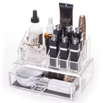 UNIQ Sminkförvaring Makeup Akryl Organizer med 1 låda + topp, SF-1061