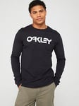 Oakley Mens Mark Ii Long Sleeve Tee 2.0 - Black, Black, Size S, Men