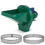 Wiesenfield Grain Mill with Stand - 1500 W 180/650 kg/h 3 sieve hole sizes
