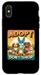 Coque pour iPhone X/XS Adopt Don't Shop Pet Adoption Animal Rescue