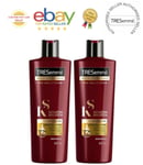 2 x Tresemme Pro Collection Keratin Smooth Shampoo 400ml each