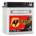 Batteri Banner Bike Bull 6N11A-1B 01214 MS.