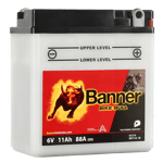 Batteri Banner Bike Bull 6N11A-1B 01214
