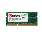QUMOX 8Go 1600MHz DDR3 DDR3L PC3-12800 /PC-12800 (204 broches ) SO-DIMM mémoire pour ordinateur portable 1.35v
