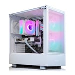 AWD-IT NZXT H5 Flow White Intel Core i5 12600KF RTX 4060 Ti Desktop PC for Gaming