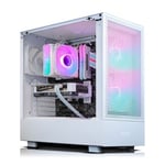 AWD-IT NZXT H5 Flow White Intel Core i5 12600KF Z690 RTX 3060 Ti Desktop PC for Gaming