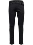 ONLY & SONS Men's onsLOOM Knee Cut 3961 AA NOOS Jeans, Black (Black), 33 W/34 L