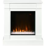 2000W Electric Fireplace Suite and Surround with Remote Timer Auto On