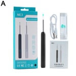 Trådlös HD Ear Wax Remover Kamera Öron Endoscope Spoon Pick Clea black suit