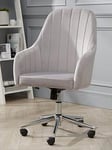 Very Home Molby Fabric Office Chair - Grey - Fsc&Reg; Certified