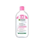 Garnier SkinActive - Eau micellaire nettoyante pour un nettoyage en douceur et un démaquillage en douceur - Lotion apaisante et hydratante pour le visage - 1 x 700 ml