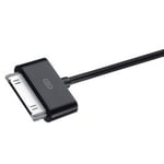 Duracell USB til 30Pin iPhone Kabel, 1 meter (Sort)