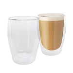 Paxanpax 300ml Double Walled Thermo Insulated Tea and Coffee Glass Cups for Lavazza A Modo Mio Coffee Machines (Set of Two) PSA276_6