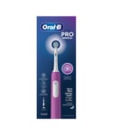 Oral B Childrens Unisex Oral-B Pro Junior Electric Rechargeable Toothbrush for Kids Aged 6+, Purple - One Size