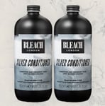 2 x Bleach London Silver Conditioner LARGE = 1 LITRE (in total) - FREE DELIVERY