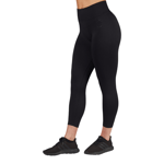 Seamless svarta träningstights med ficka - L/XL