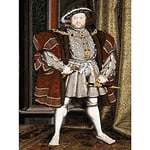 Wee Blue Coo Painting Antique Holbein Junior Henry Tudor VIII King England Art Large Art Print Poster Wall Decor 18x24 inch