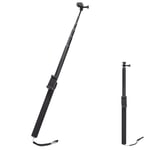 Vbestlife Aluminium Alloy 3 Meters Super Long 6 Sections Selfie Stick Telescopic Extension Rod for DJI OSMO Pocket, with Phone Clip